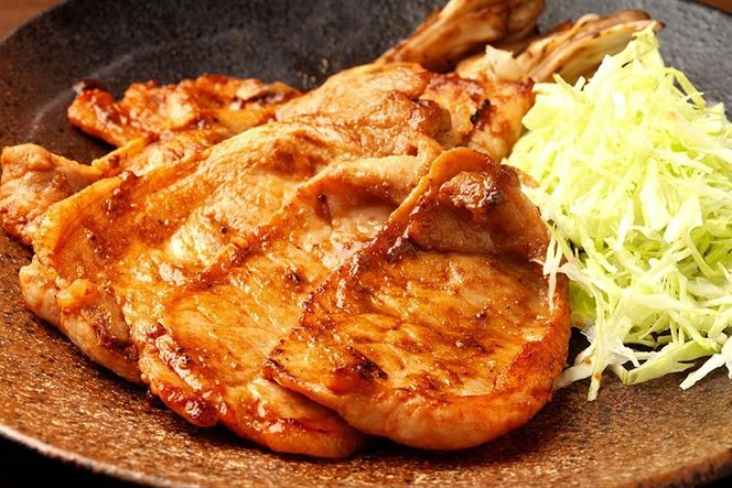 AE303雲仙もみじ豚「中落ちカルビ」スタミナ焼き 600g・「サーロインロース」西京味噌漬け 700g