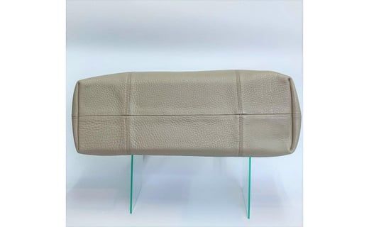 「鞄工房　香」横長トートバック　グレー FAA3035