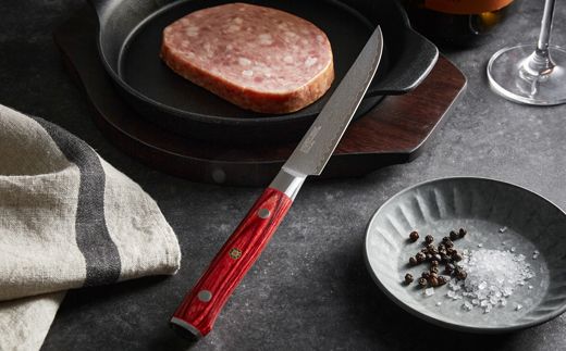 H160-02 三昧 クラシックプロ紅蓮シリーズ ステーキナイフ 115mm×4本セット