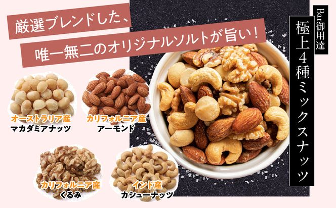 プレミアムイタリアンミックスナッツ２種類・Bar御用達極上4種ミックスナッツセット FBY003