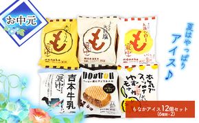 ★お中元★高知アイスの「もなかアイス」12個セット（6種類×２）