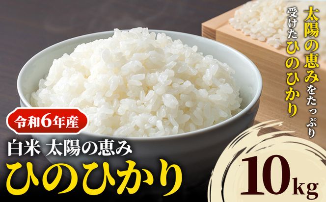 【令和6年産 予約受付】白米 岡山県産 ひのひかり 笠岡産 10kg《10月下旬-9月下旬頃出荷》農事組合法人奥山営農組合 太陽の恵み---O-06_10k_白米---