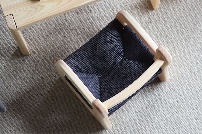 Z-38 ファニファニの赤ちゃん椅子ami　特別仕様　座面ブラック