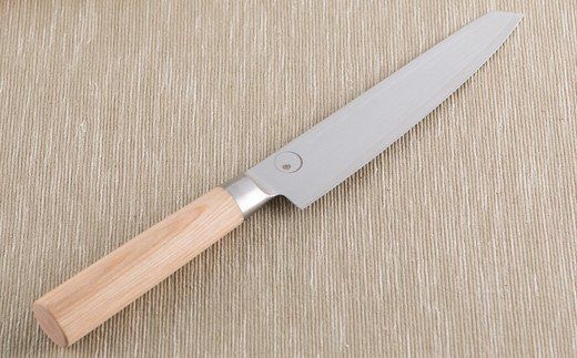 ＜寄附金額改定＞■ミシュラン料理人　橋本幹造　両刃包丁　五寸 ◇ 貝印 (AB5511)