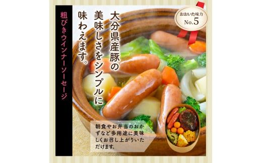 満足の1.19kg!おおいた味力ソーセージセット_1308R