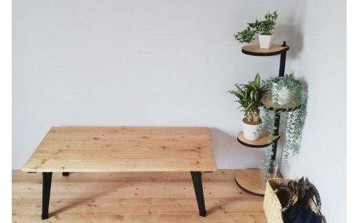 【角にも置ける】しずくのスタンドシェルフ 3段タイプ ナチュラル（天然木/完成品） [新星金属製作所 大阪府 守口市 20940980] 