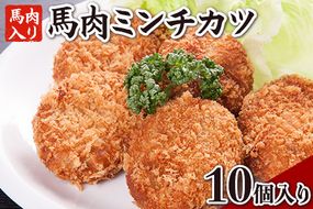 馬肉のミンチカツ 100g×10個入り 《90日以内に出荷予定(土日祝除く)》肉のみやべ 熊本県御船町---sm_fmiyabmk_90d_21_13500_10ko---