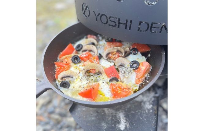 グランピングクッキングM　アウトドア キャンプ 焚き火 たき火 たきび 焚火 ※着日指定不可◇