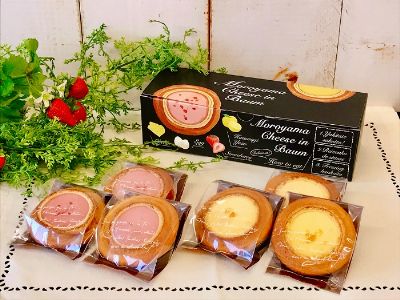 苺の里　いちごのけずりミニ6個 & チーズインバウム6個 & ブリュレバウム1個セット　（バウムクーヘン）