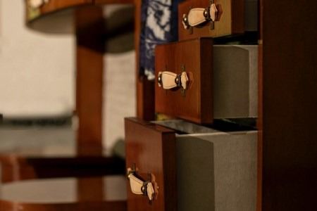 ZA-92 大手百貨店外商取り扱い商品【コフレカ】ポップアップ ドレッサー（グリーン）