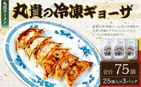 冷凍 生ギョーザ 計75個 (25個入り×3パック) 餃子 ぎょうざ ギョーザ