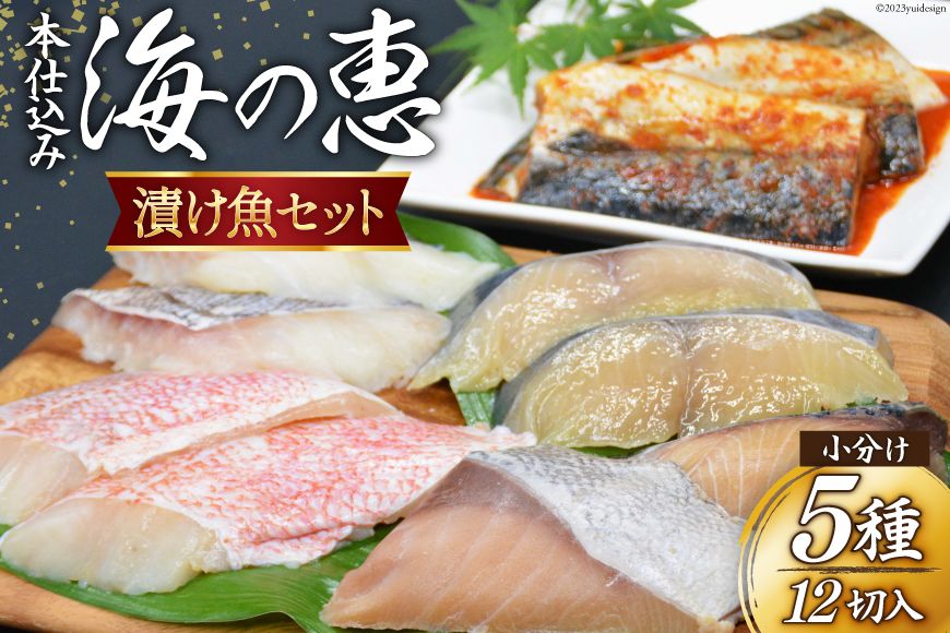 [CF01]本仕込み海の恵5種セット(さば・タラ・ブリ・赤魚・サワラ)5種 12切入 小分け [豊洋海産流通 宮城県 気仙沼市 20563353] 魚 南蛮漬 粕漬 柚庵漬 西京漬 鯖 鱈 鰤 赤魚 鰆 冷凍 漬け魚 おかず 焼き魚 家族 食べ比べ 本格的 簡単 時短 高級 魚介類 海鮮 支援 事業者支援
