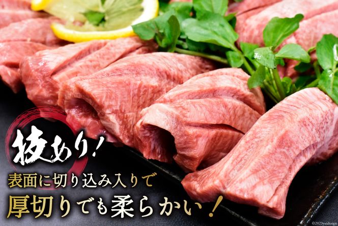 牛タン 三陸岩井崎の塩を使用 厚切り 牛タンスライス 1kg (500g×2P) [からくわ精肉店 宮城県 気仙沼市 20565164] 肉 牛肉 精肉 牛たん タン スライス 焼肉 牛タン塩 牛たん塩 冷凍