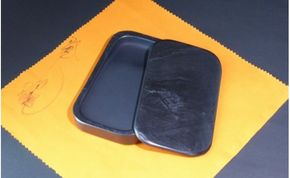 五三蓋付硯　硯 すずり 習字 書道 和硯 墨 山梨 やまなし 富士川町