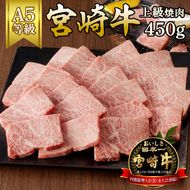 宮崎牛上級焼肉　450g（A5等級）　N061-YZB301