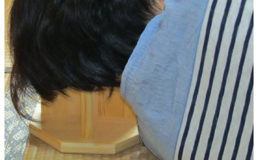 099H2186  手作り木製 正座用補助椅子15cm  2個セット