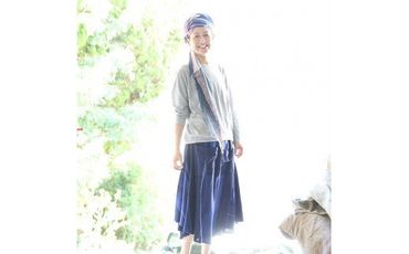 【tamaki niime・イッテンモノ】chotan skirt　(81-6)