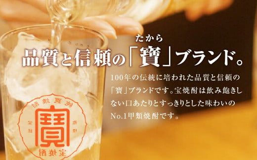 ＜宝焼酎「ピュアパック」25度 1.8Lパック×6本＞翌月末迄に順次出荷合計10.8L【c1091_mm_x1】 