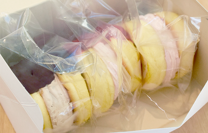 099H3003 【スピード発送】パンケーキカフェcafeblowの「パリパリふわふわチョコパンケーキ」 3種3個