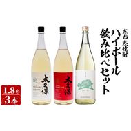 ＜入金確認後、2週間以内に発送！＞志布志焼酎ハイボール飲み比べセット計5.4L(1.8L×3本) c5-011-2w