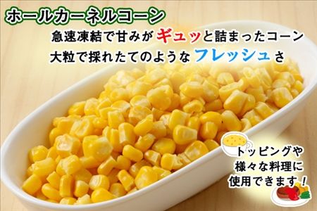 北海道 コーン 冷凍食品 1kg×2袋 セット 計2kg カーネルコーン 冷凍野菜 国産 トウモロコシ とうもろこし ホールコーン 冷凍 おかず お弁当 詰合せ お取り寄せ 送料無料 十勝 士幌町【N46】