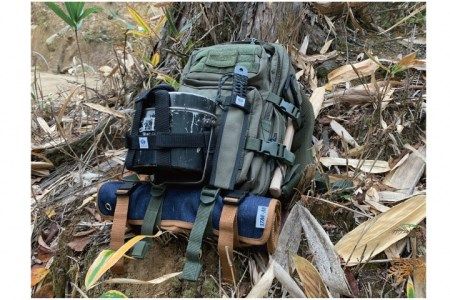 【アウトドア　トーチ作りセット】ブッシュクラフト　クラフトハンドル+兼用ビット+ドリルロールバッグセット