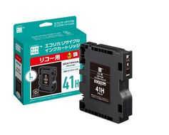 エコリカ【リコー用】 GC41KH互換リサイクルインク 黒（型番：ECI-RC41HB） RICOH リサイクル インク 互換インク カートリッジ インクカートリッジ カラー オフィス用品 プリンター インク 山梨県 富士川町