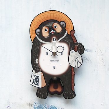 狸の振り子時計 C-CE-T01A