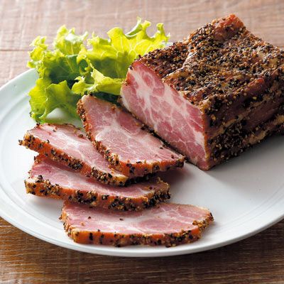 【定期便】子供に食べさせたい無添加ベーコン＆ハム＆パンチェッタ吊焼き 全６回