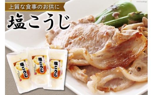 【上質な食事のお供に】塩こうじ 160g×3パック [今野醸造 宮城県 加美町 44580997]