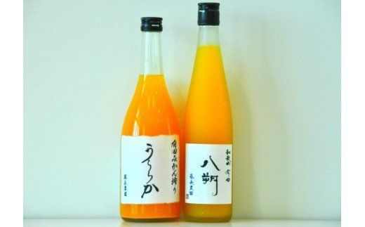 293. 有田みかん搾り「うららか」＆八朔ジュースセット（計2本）(A293-1)