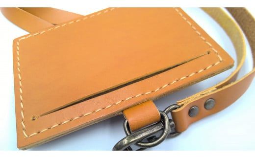 本革製IDケース（本革製ストラップ付） HAQ001