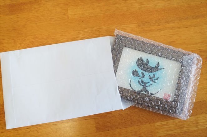 【世界にたったひとつの贈り物シリーズ】 筆文字 名前カード（額付き）サイズ小 ※備考欄入力必須　説明文をご確認ください※　H144-011