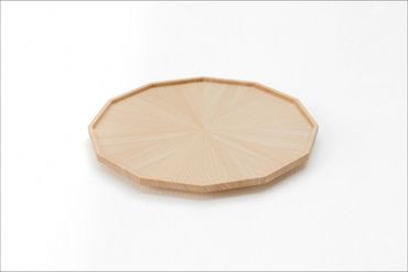 【KIKOE】平盆　ハナチ　木工製品　国産木材　ヒノキ　職人手作り