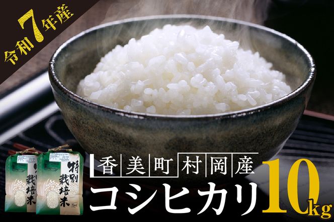 【先行予約 令和7年産米】【香美町 村岡産 コシヒカリ 特別栽培米 精米10kg】令和7年10月以降順次予定 米 こめ コメ こしひかり コシヒカリ 送料無料 兵庫県 香美町 35000円 71-02