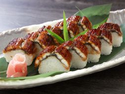 627.国産炙り鰻棒寿司1本と肝吸い2人前セット(A627-2)