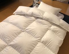 【本掛け布団】羽毛掛けふとん（セミダブル：170㎝×210㎝）イングランド産ホワイトダウン93％　　[山梨 甲斐市 羽毛ふとん 布団 寝具] BZ-23