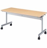 ミーティングテーブル 1500×600 KV1560-NN（1.ナチュラル） スタッキング テーブル キャスター デスク 愛西市 / タック株式会社[AEAH021-1]