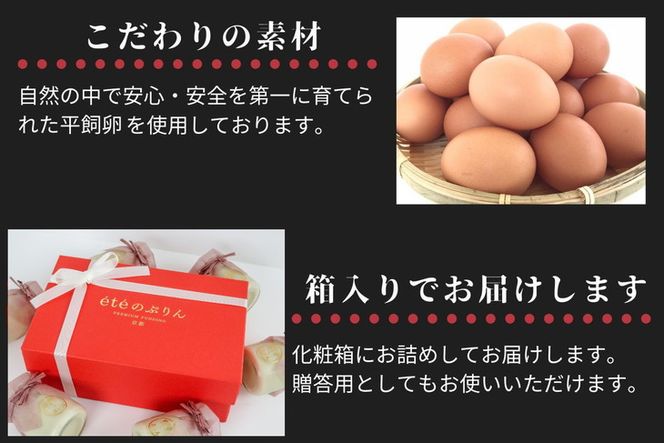 ＜ビストロ・エテ＞eteのあま～いベリーの プレミアムぷりん 6個《プリン 生プリン ストロベリー ブラックベリー ドライフルーツ 洋菓子 贈答 ギフト》