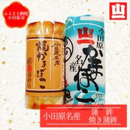 176-2402　《小田原市 山一蒲鉾店》小田原名産 蒲鉾(白)1本 焼き蒲鉾1本 贈答品 自宅用 【 神奈川県 小田原市 】