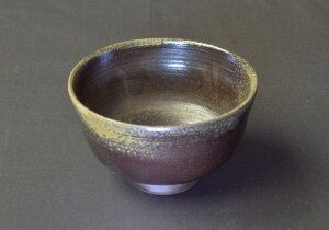丹波音羽焼・焼締め抹茶碗