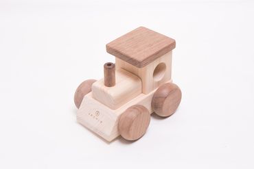 木製 オルゴール トレイン【檜のおもちゃ ＩＫＯＮＩＨ】 ≪桧 おもちゃ ヒノキ ひのき 木育 知育≫