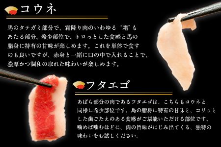 厳選プレミアム 馬刺し セット 460g 熊本 千興ファーム 馬肉 《60日以内に出荷予定(土日祝除く)》 冷凍 配送 新鮮 さばきたて 真空パック SQF ミシュラン 生食用 肉 菅乃屋 熊本県御船町 数量限定---mifune_snk_2_460g---