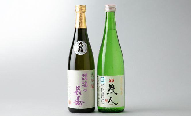 【I-807】池本酒造　琵琶の長寿 大吟醸・琵琶の長寿 純米吟醸「蔵人」セット　720ml×2本【高島屋選定品】