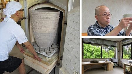 多治見市×春日井市コラボ 【美濃焼】 陶芸家「鈴木徹」植木鉢 S × 【日本有数のサボテン産地】 春日井市の名店 後藤サボテン