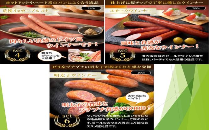 ひと味違う六種の本格派ウインナーを大盛り2.1kg_1016Z
