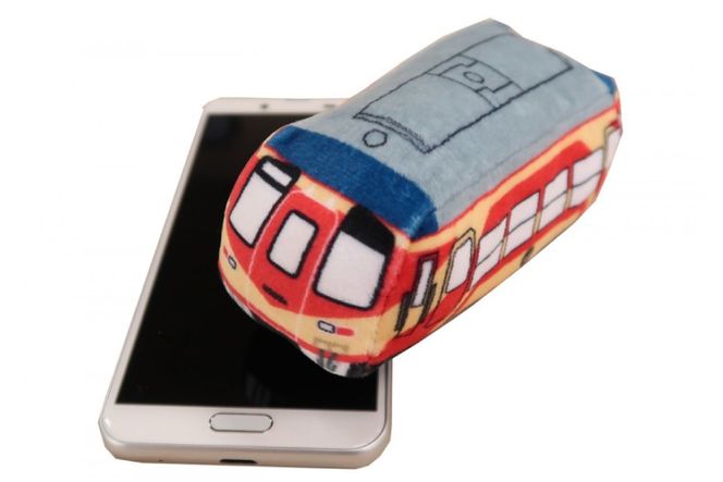 BF103 島鉄 もふもふマスコットキーホルダー＜さっちゃん号＞ キーホルダー 電車 鉄道 クリーナー 長崎県 島原市