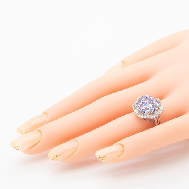 タンザナイト リング 1.50ct SV925 （12475）　BR-37