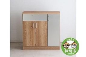 TMモデロ 90カウンター SNA 【食器棚 食器 ダイニングボード 家具 国産 家電収納庫 ダイニング】(H060656)