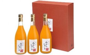 有田みかん果汁100％　無添加ストレートジュース（720ml×3本セット）